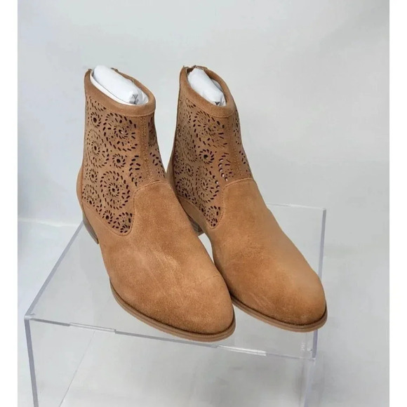 Jack Rogers Women's Ronnie Brown Ankle Boots Size 7M - Picture 1 of 8
